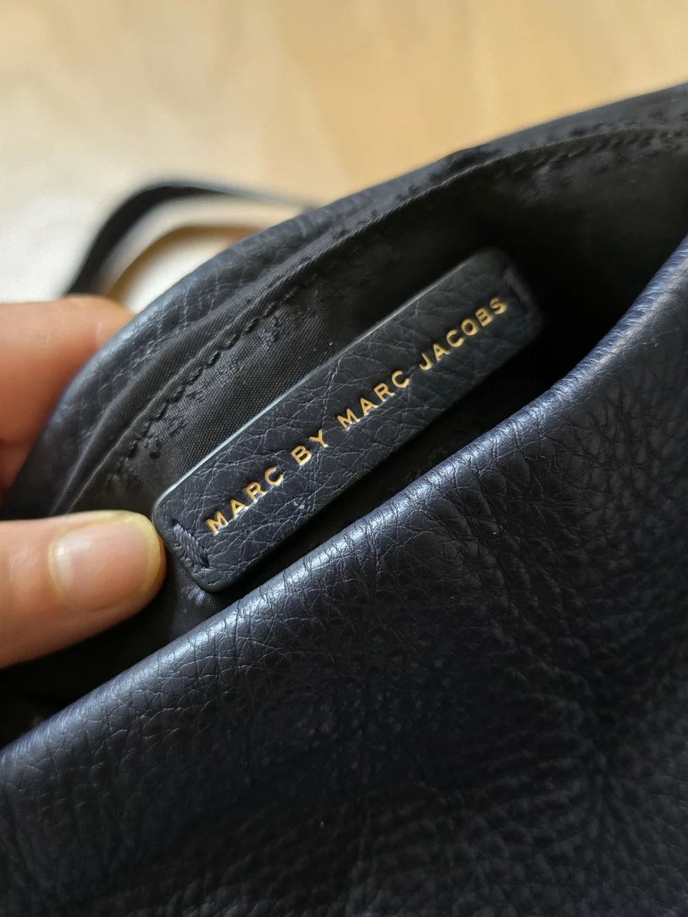 Marc by Marc Jacobs Black Leather Hobo Tote